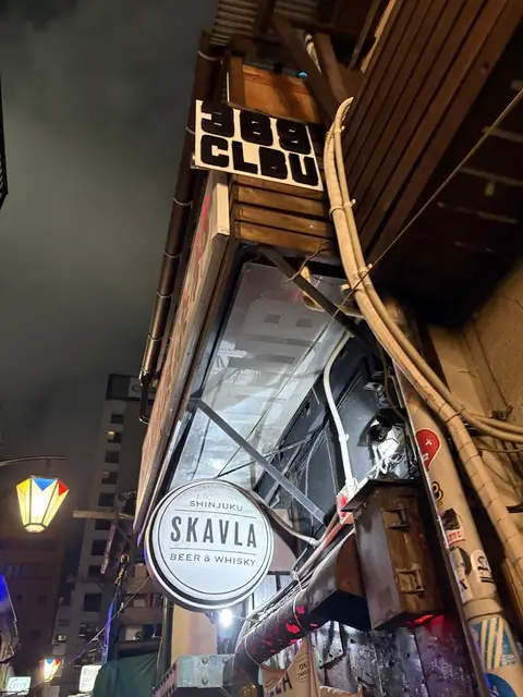 SKAVLAの路地看板群